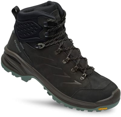 Grisport Terrain Mid Wandelschoen - Heren leren mid wandelschoenen - Black