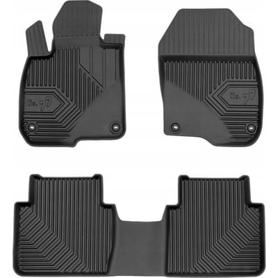 Frogum - No.77 - Automatten 3D - Geschikt voor HONDA CR-V V (2016-2023) - 3-delig - TPE Rubber - Zwart
