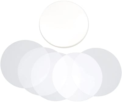 Dailygoods- Badgefolie 100 Stuks - Transparante Beschermfolie - PVC Materiaal - Badge Maker - Speldknoppen - Koelkastmagneten - Uitstekende Bescherming - Badgefilm