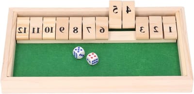 Dobbelen met het Connect the Box Dobbelspel, Bordspel met 12 Cijfers, Fliptegels, Vermaak voor Gezinnen en Vrienden, Creatieve Spelvariaties en Duurzaam Ontwerp