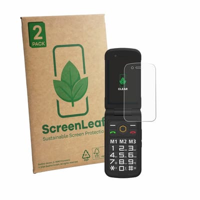 2 Stuks Screenprotector voor AGM M8 FLIP - Hoogwaardige Beschermfolie transparant