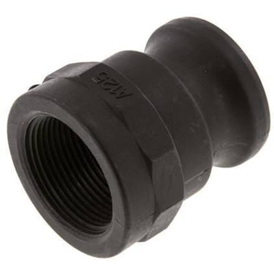 Camlock DN 40 (1 1/2'') Koppeling PolypropyleenRp 1 1/4'' met binnendraad Type A MIL-C-27487 [2 Stuks]