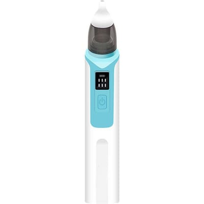 Aspirateur nasal électrique pour bébé, nouveau modèle, version de charge, aspirateur nasal pour nouveau-né, aspiration pour prévenir la congestion nasale bleu