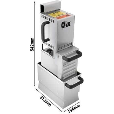 OLIX L Draagbaar frituuroliefilter - 100 liter/minuut - voor friteuses vanaf 20 liter