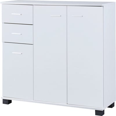Halmeubel Crimla 72x80x28 cm wit