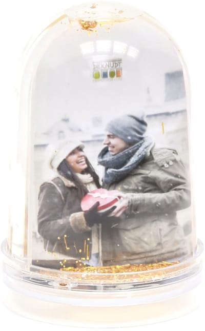 Deknudt Frames foto sneeuwbol S66FA7 - transparant - 2x foto 5,2x8,7