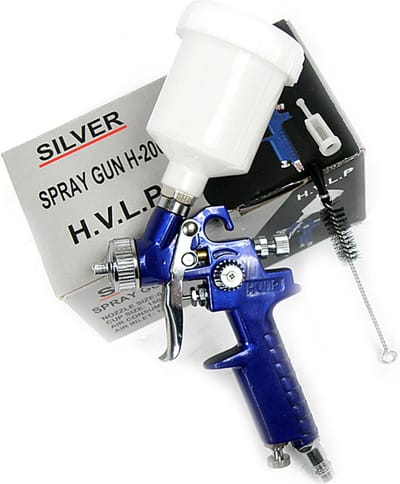 Silver H-827 Serie - Spuitpistool - Manometer - HVLP Technologie - Verwisselbare Nozzles