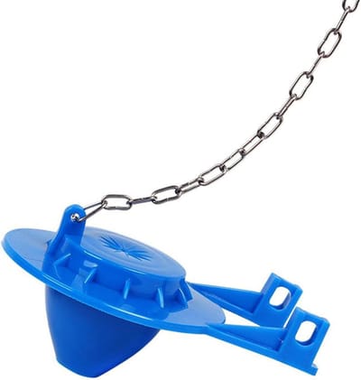 Toiletflapper - Afsluitdeksel Toilet - Waterbesparend Spoelen - 5 cm Design - 7.7x10.5x3.8 cm - Blauw