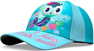 Gabby`s Poppenhuis Pet - Katoenen Pet - Roze Blauw - Gabby`s Poppenhuis