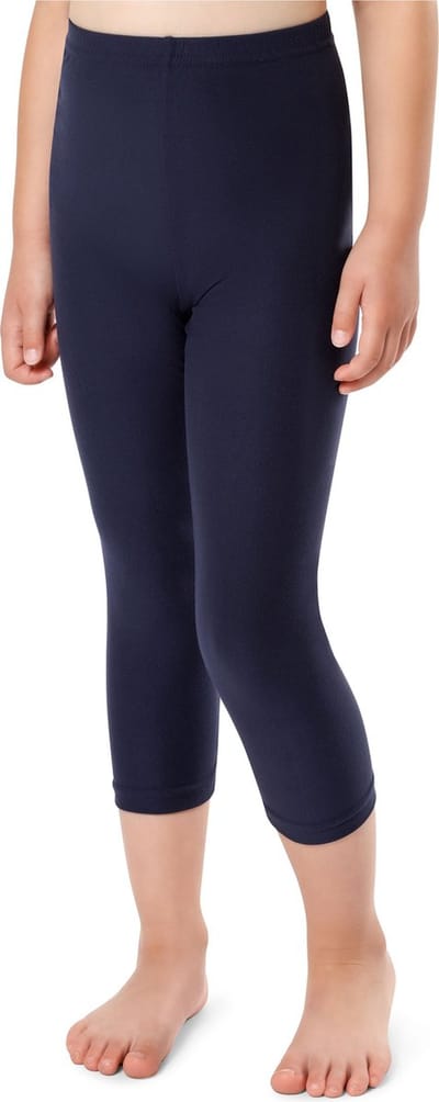 Merry Style Meisjes Leggings - Sport - Vrijetijdsbroek - ¾ Lang - Marineblauw - 128 - MS-MS10-352-LE