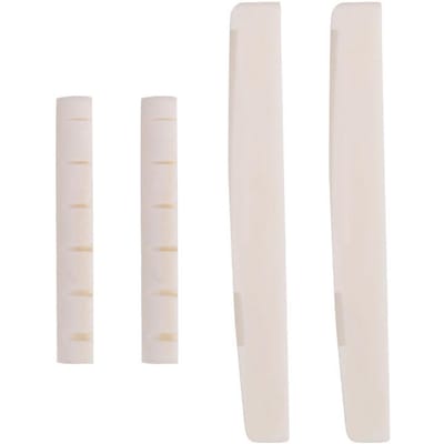 Bot Gitaar Topkam Onderzadel Reparatie Vervanging Accessoire voor Folkgitaren white