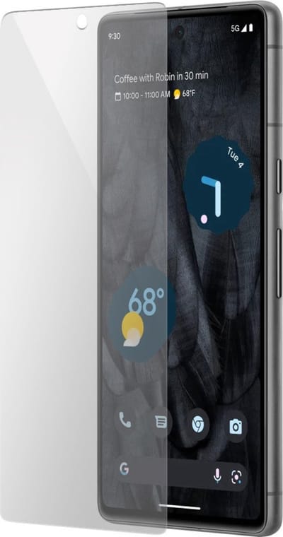 Mobiparts Screenprotector geschikt voor Google Pixel 7 - Gehard Glas - Anti-bacterieel -