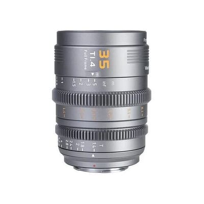 Sirui Vision Prime 35 mm T1.4 full-frame cine-lens voor Sony FE-bevestiging, Canon RF, Nikon Z, L-Mount  35 mm grijs