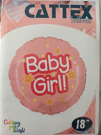 18 inch ballon baby girl