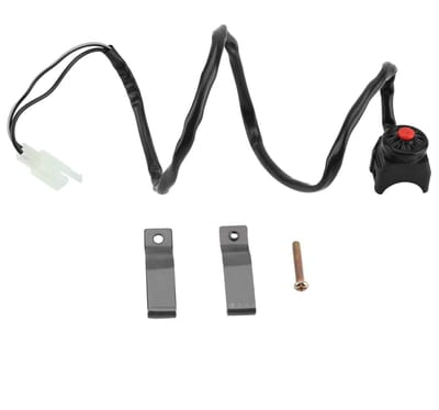 Solidchoice - Dailygoody - Drukknop Starter Schakelaar - Universele Kill Switch - Duurzaam en Weerbestendig - Geschikt voor Motorrijwielen - Claxon Stop - Verbeter ..