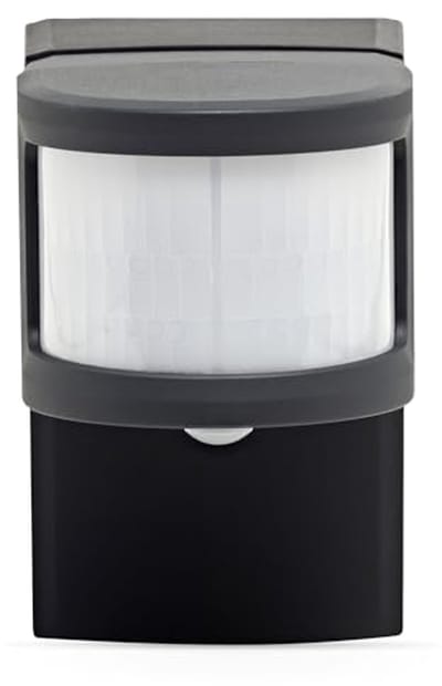 Bewegingsmelder met Schakelactuator voor Buiten - Antraciet met Ingebouwde Lichtsensor voor Slimme Lampen
