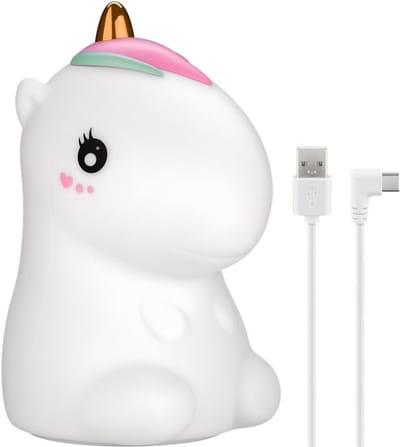 Goobay 61649 babynachtlamp Vrijstaand Zwart, Brons, Muntkleur, Roze, Wit LED