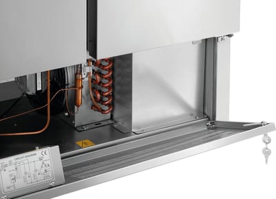 Bartscher Saladette - 390L - 3 Deuren - 4x 1/1 GN Boven - 0°C/+10°C - Geforceerd - Klapdeksel - 1365x700x887mm - Horeca Oven