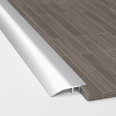 Vloer overgangsstrip van aluminium voor deurposten, drempel voor tegels en laminaat, hoogteverschil tussen 6-12mm, 0.9m × 4.2cm, duurzaam en stijlvol