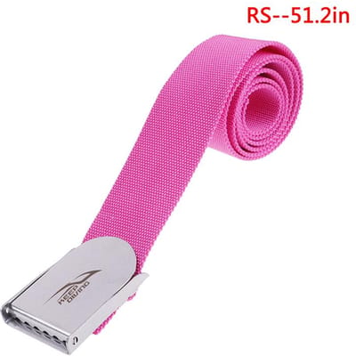 1,5 m duikgewichtriem met snelsluiting Duikgewichtriem met webbing Snorkelriem roze
