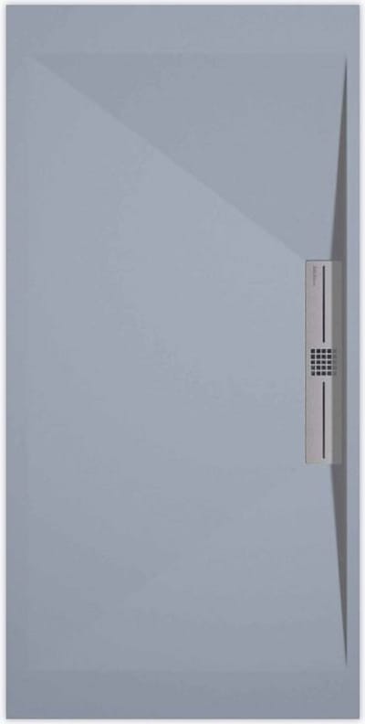 Sanifun douchebak Stone Side Gray Smooth 1600 x 800 S