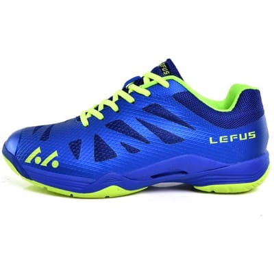 Nieuw Merk Heren Badmintonschoenen Lichtgewicht Training Koeienspier Tennisschoenen Zwart Oranje Heren Antislip Badminton Sneakers 41 blue
