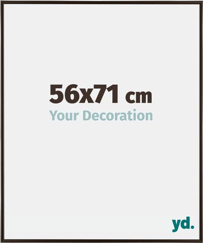 Your Decoration - Fotolijst 56x71 cm - Kunststof - Antraciet - Evry