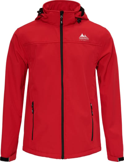 Nordberg Eldgrim - Softshell Outdoor Zomerjas Heren - Rood - Maat M