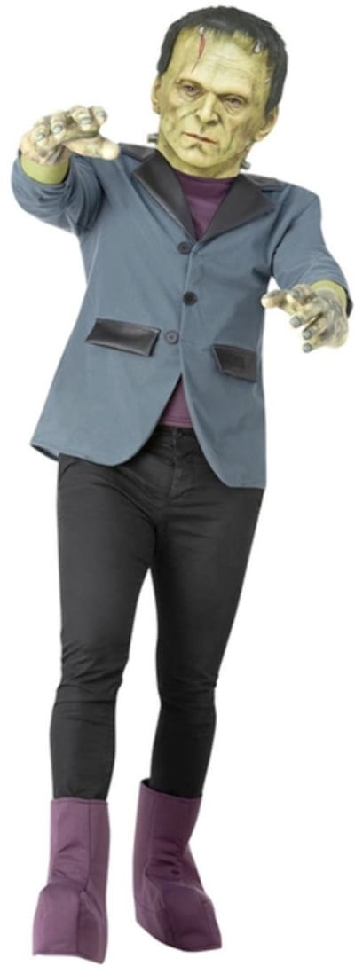 Smiffys - Universal Monsters Frankenstein Costume - L - Grijs/Zwart