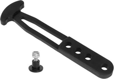 Bootladderriem - Sluitband Ladder - Veilig Aanmeren - 4-gaats Montage - 2/3/4 Treden - Zwart