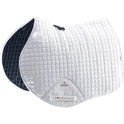 Zadeldek voor paarden in effen katoen Premier Equine Close Contact GP