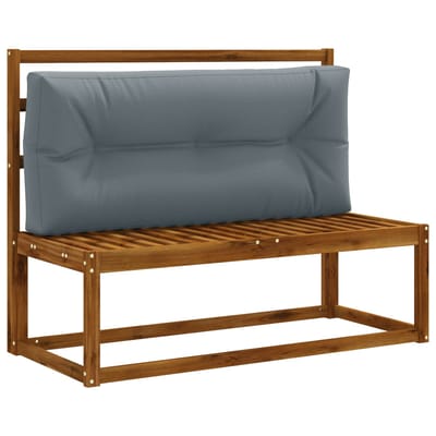 vidaXL - Palletrugkussen - VIANEN - 100% - Polyester - Blauw - 120 - x - 40 - x - 12 - cm