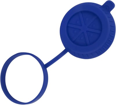 Deksels voor blikjes - Toppers voor drank - Dranken afdekken - Herbruikbaar en lekvrij - 57 cm diameter - Blauw