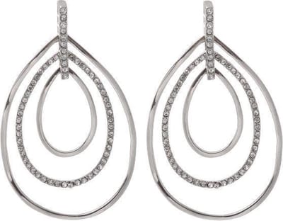 Behave - Oorsteker met Hangers in Druppelvorm - 5,3 cm