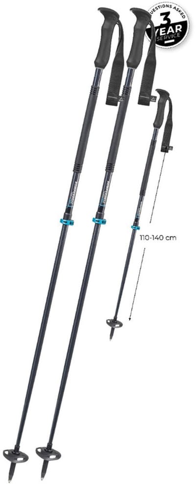 Komperdell Free Touring Thermo Adventure Stokken Zilver 110-140 cm