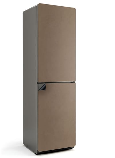 Wallfluent Magnetische Koelkastmat - Bruin Koelkast Magneet Sticker - 60 cm x 205 cm - Bruin Magnetische Koelkastmat - Koelkast Magneet Decoratie - Magneet Poster Voor Koelkast - Herbruikbare Magneetmat Koelkast