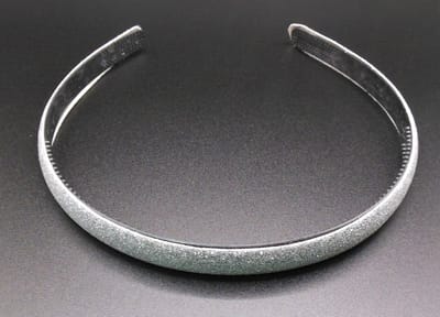 Diadeem zilver glitter