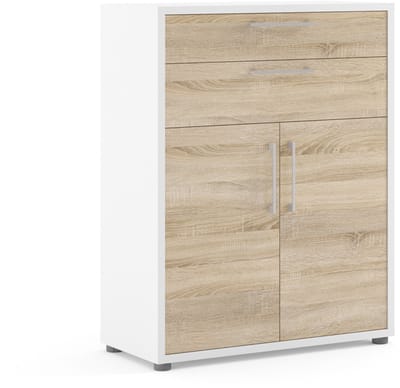 Giga Living Boekenkast Prima - Wit - 90x110x45cm