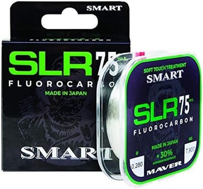 Fluorocarbon Vislijn Zacht 0,195 mm 75m Onzichtbaar voor Alle Visdisciplines