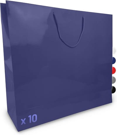 Luxe Papieren Cadeauzakjes met Handvat - Groot Formaat voor Feestelijke Gelegenheden