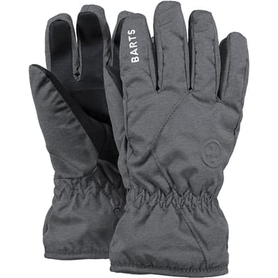 BARTS Basic Skigloves Kids Unisex Wintersporthandschoenen - Donkergrijs - Size 4