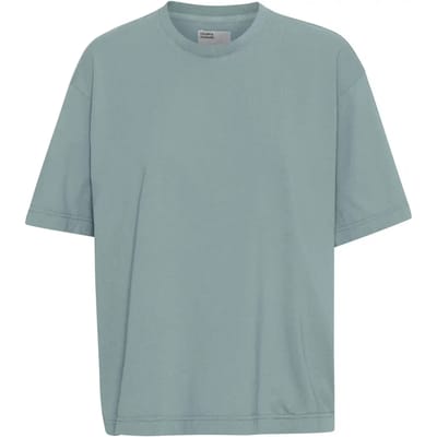Dames-T-shirt Colorful Standard Organic oversized steel blue