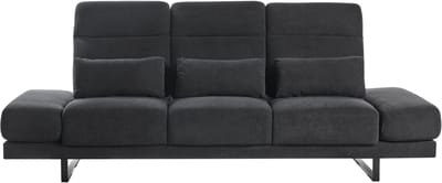 IKAST- Driezitsbank - Zwart - Polyester