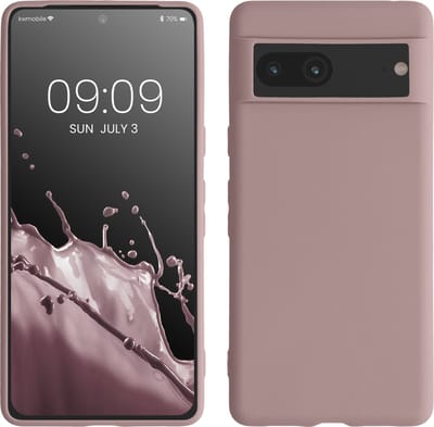 kwmobile telefoonhoesje geschikt voor Google Pixel 7 - Hoesje voor smartphone - Back cover in licht oudroze