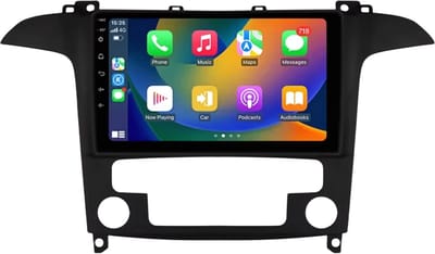 Autoradio met bluetooth - Carplay - Voor Ford S-Max (2007-2015) - Geschikt voor Apple en Android - Stereo - Navigatie - Navigatiesysteem auto - 2GB 32GB