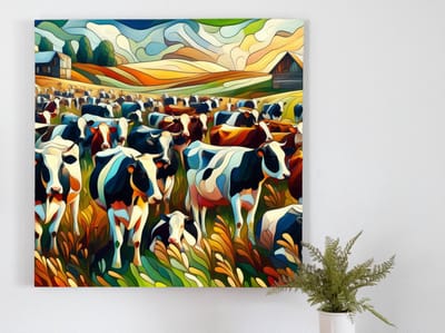 Kunstprint | Wanddecoratie | Dibond | 20 × 20 cm