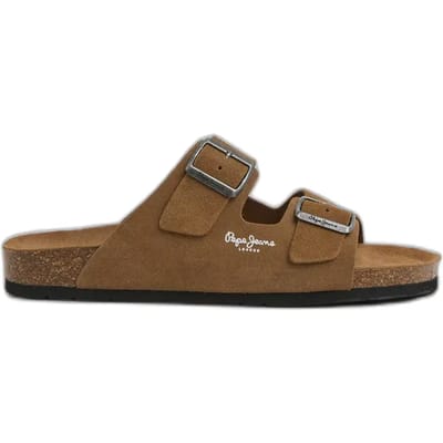 Pepe Jeans Bio Suede Sandalen Bruin EU 46 Man