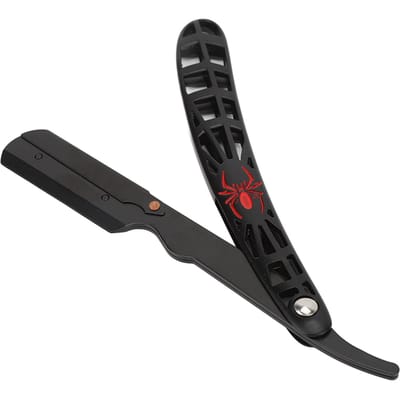 Support de Rasoir Droit Homme Professionnel Manche Creux Rasoir Manuel Support Rack pour Visage black