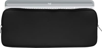 kwmobile toetsenbord hoes geschikt voor Logitech MK470 hoesje - Neopreen keyboard beschermhoes - Reis case met rits - Keyboards cover in zwart