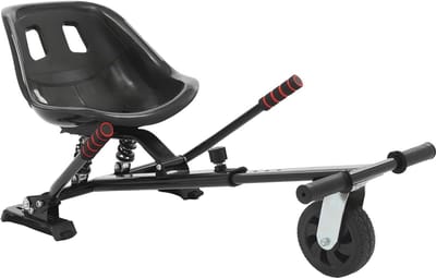 Hoverboard Zitje - Balance Scooter Zit - Buitenrijden - Verstelbare Lengte - Tot 100 kg - Zwart